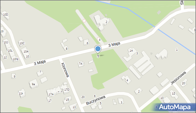 Grodzisk Mazowiecki, 3 Maja, 5, mapa Grodzisk Mazowiecki