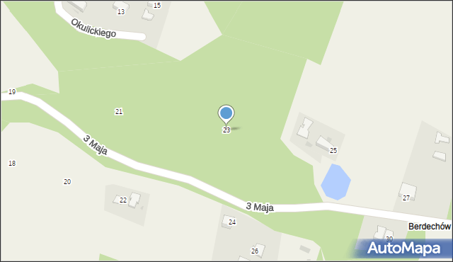 Gromnik, 3 Maja, 23, mapa Gromnik