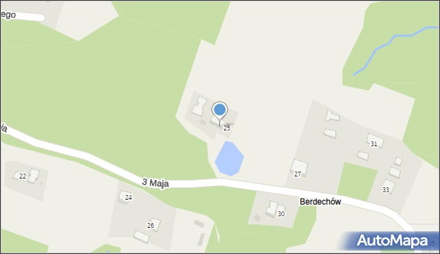 Gromnik, 3 Maja, 29, mapa Gromnik