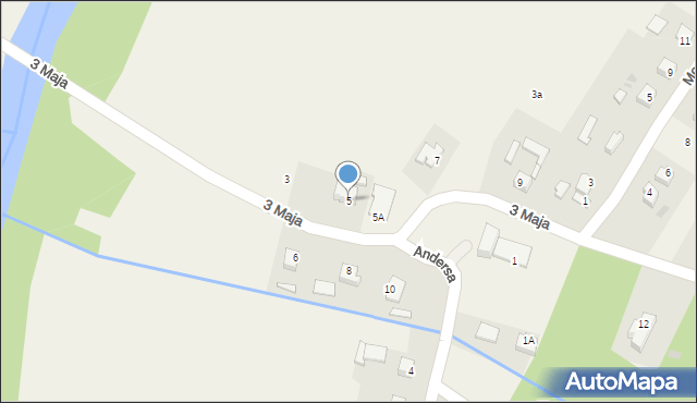 Gromnik, 3 Maja, 5, mapa Gromnik