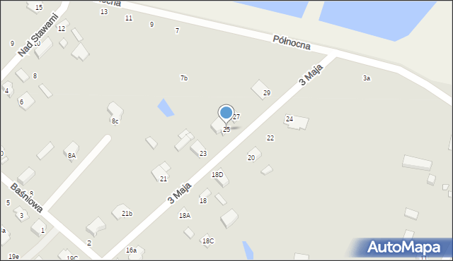 Halinów, 3 Maja, 25, mapa Halinów