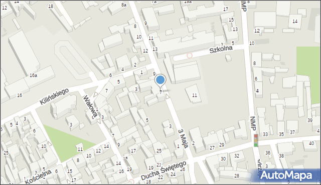 Inowrocław, 3 Maja, 7, mapa Inowrocławia