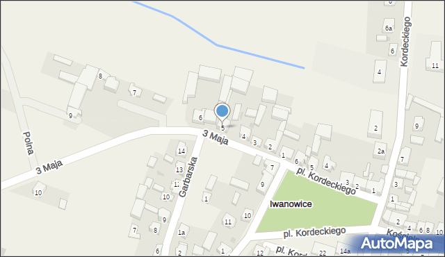 Iwanowice, 3 Maja, 5, mapa Iwanowice