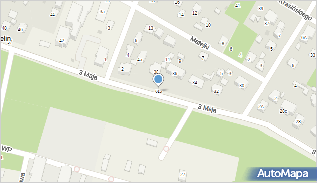 Izabelin C, 3 Maja, 61a, mapa Izabelin C