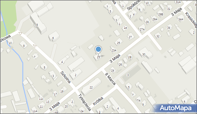 Janowiec Wielkopolski, 3 Maja, 23, mapa Janowiec Wielkopolski