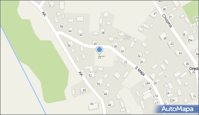 Jastkowice, 3 Maja, 23, mapa Jastkowice