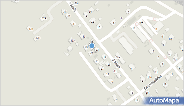 Jedlicze, 3 Maja, 25, mapa Jedlicze