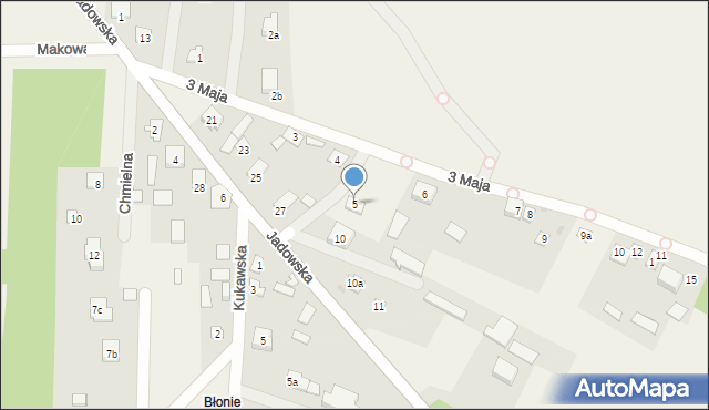 Kamieńczyk, 3 Maja, 5, mapa Kamieńczyk