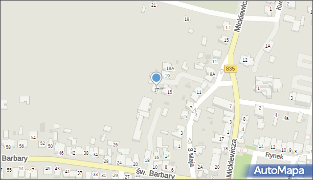 Kańczuga, 3 Maja, 17, mapa Kańczuga