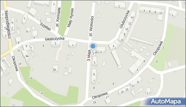 Kietrz, 3 Maja, 1, mapa Kietrz