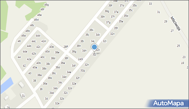 Kłodawa, 3 Maja, 32j, mapa Kłodawa