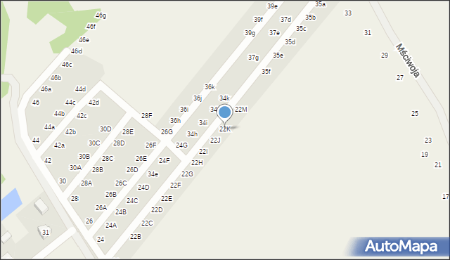 Kłodawa, 3 Maja, 32k, mapa Kłodawa