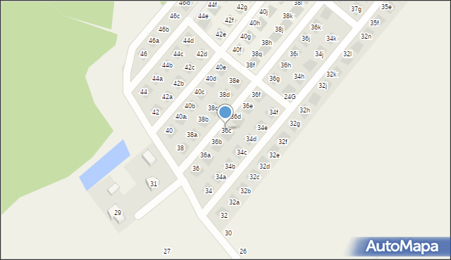 Kłodawa, 3 Maja, 36c, mapa Kłodawa