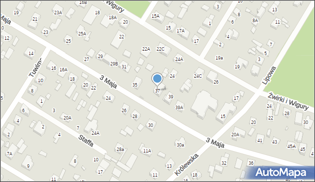 Kobyłka, 3 Maja, 37, mapa Kobyłka