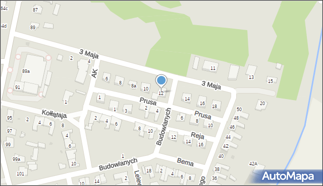 Kolbuszowa, 3 Maja, 12, mapa Kolbuszowa