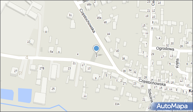 Koziegłowy, 3 Maja, 2, mapa Koziegłowy