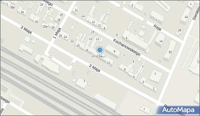 Kutno, 3 Maja, 12, mapa Kutno