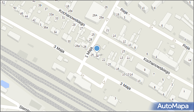 Kutno, 3 Maja, 24, mapa Kutno