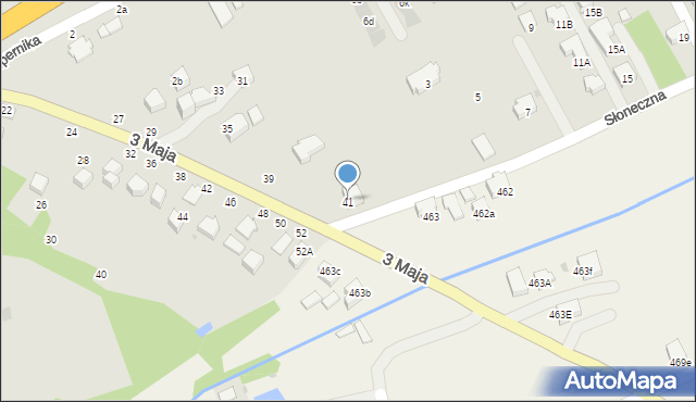 Łańcut, 3 Maja, 41, mapa Łańcut