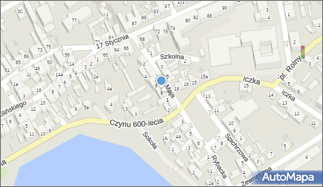 Międzychód, 3 Maja, 8, mapa Międzychód