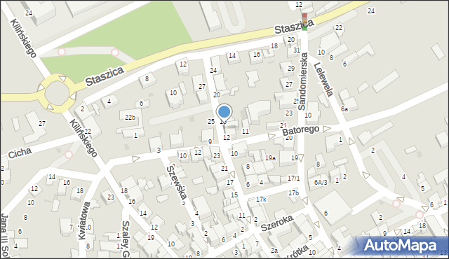 Mielec, 3 Maja, 14, mapa Mielca