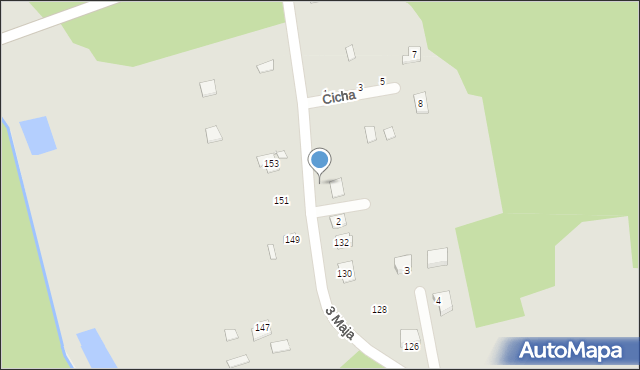 Mrozy, 3 Maja, 134, mapa Mrozy