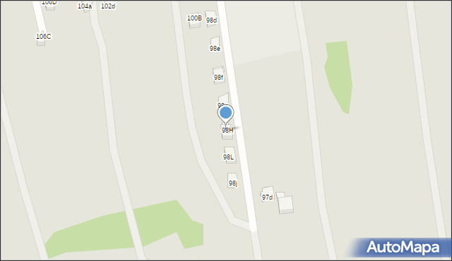 Myślenice, 3 Maja, 98H, mapa Myślenice