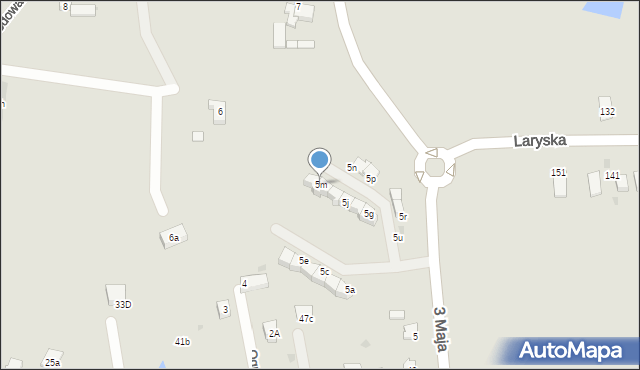 Mysłowice, 3 Maja, 5m, mapa Mysłowice