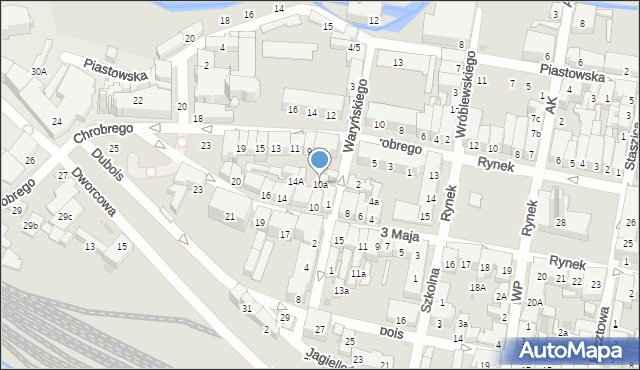 Namysłów, 3 Maja, 10a, mapa Namysłów