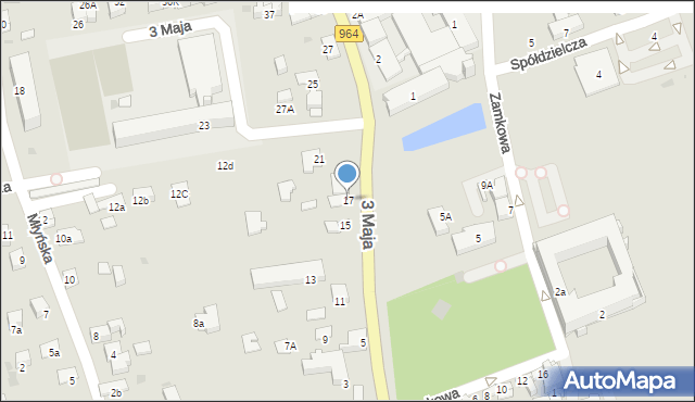 Niepołomice, 3 Maja, 17, mapa Niepołomice