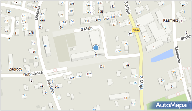 Niepołomice, 3 Maja, 23, mapa Niepołomice