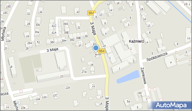 Niepołomice, 3 Maja, 27, mapa Niepołomice