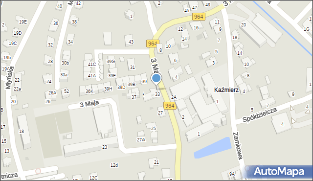 Niepołomice, 3 Maja, 35a, mapa Niepołomice