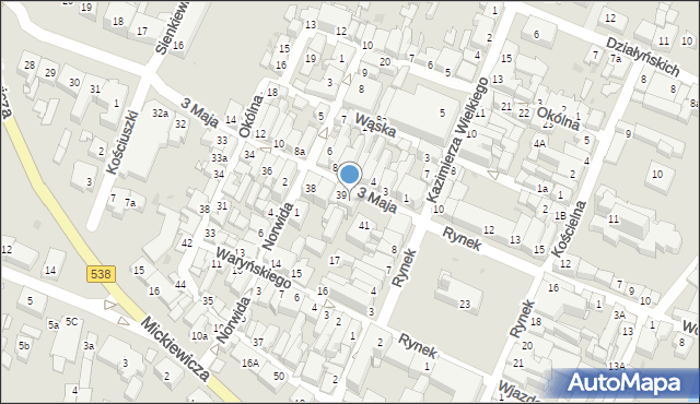 Nowe Miasto Lubawskie, 3 Maja, 40, mapa Nowe Miasto Lubawskie