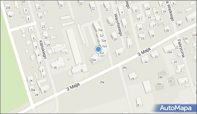 Nowogard, 3 Maja, 31b, mapa Nowogard