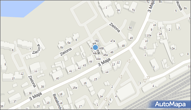 Nowogard, 3 Maja, 44c, mapa Nowogard