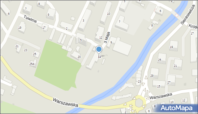 Nowy Dwór Gdański, 3 Maja, 14, mapa Nowy Dwór Gdański