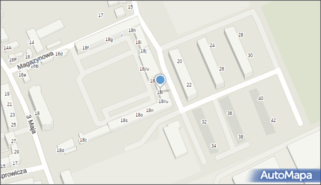 Oława, 3 Maja, 18l, mapa Oława
