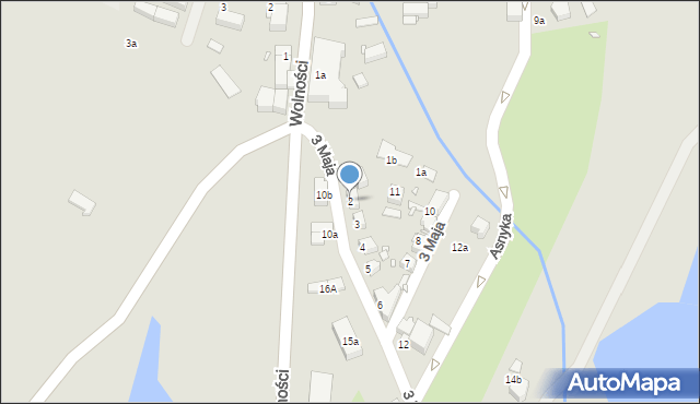 Olszyna, 3 Maja, 2, mapa Olszyna