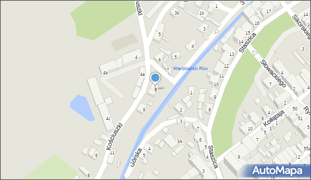 Paczków, 3 Maja, 8, mapa Paczków