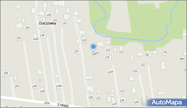 Pilzno, 3 Maja, 124, mapa Pilzno