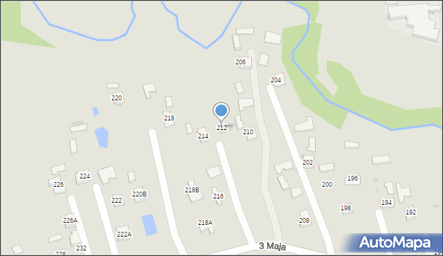 Pilzno, 3 Maja, 212, mapa Pilzno