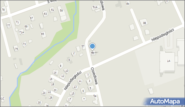 Pilzno, 3 Maja, 55, mapa Pilzno