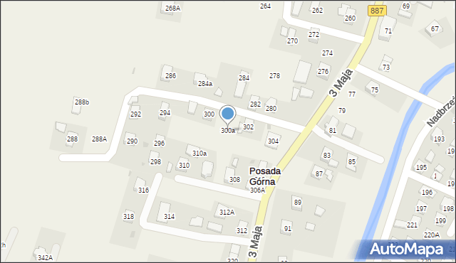 Posada Górna, 3 Maja, 300a, mapa Posada Górna