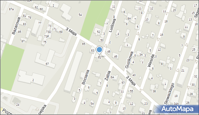 Pruszków, 3 Maja, 61, mapa Pruszków