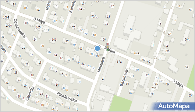 Pruszków, 3 Maja, 89, mapa Pruszków