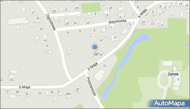 Przecław, 3 Maja, 14a, mapa Przecław