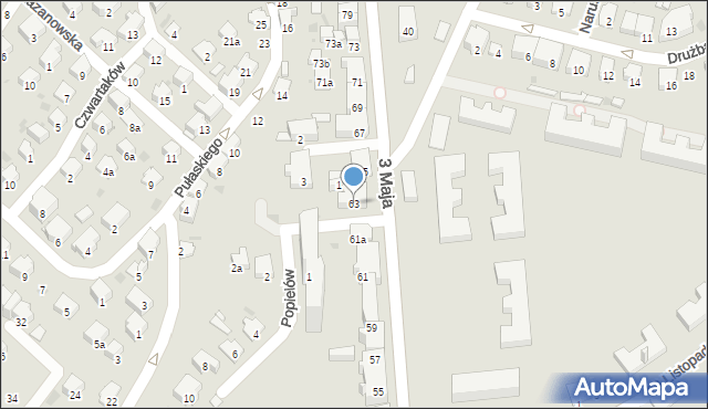Przemyśl, 3 Maja, 63, mapa Przemyśla