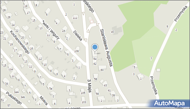 Przemyśl, 3 Maja, 66, mapa Przemyśla