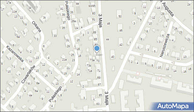 Przemyśl, 3 Maja, 77, mapa Przemyśla